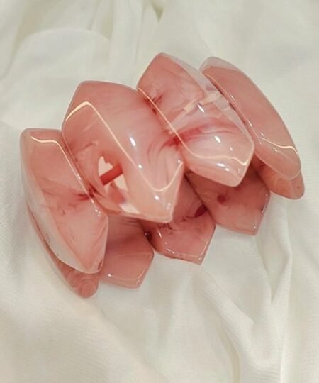 Casual Wear Resin Funky Nude Mix Stretchable Bangle